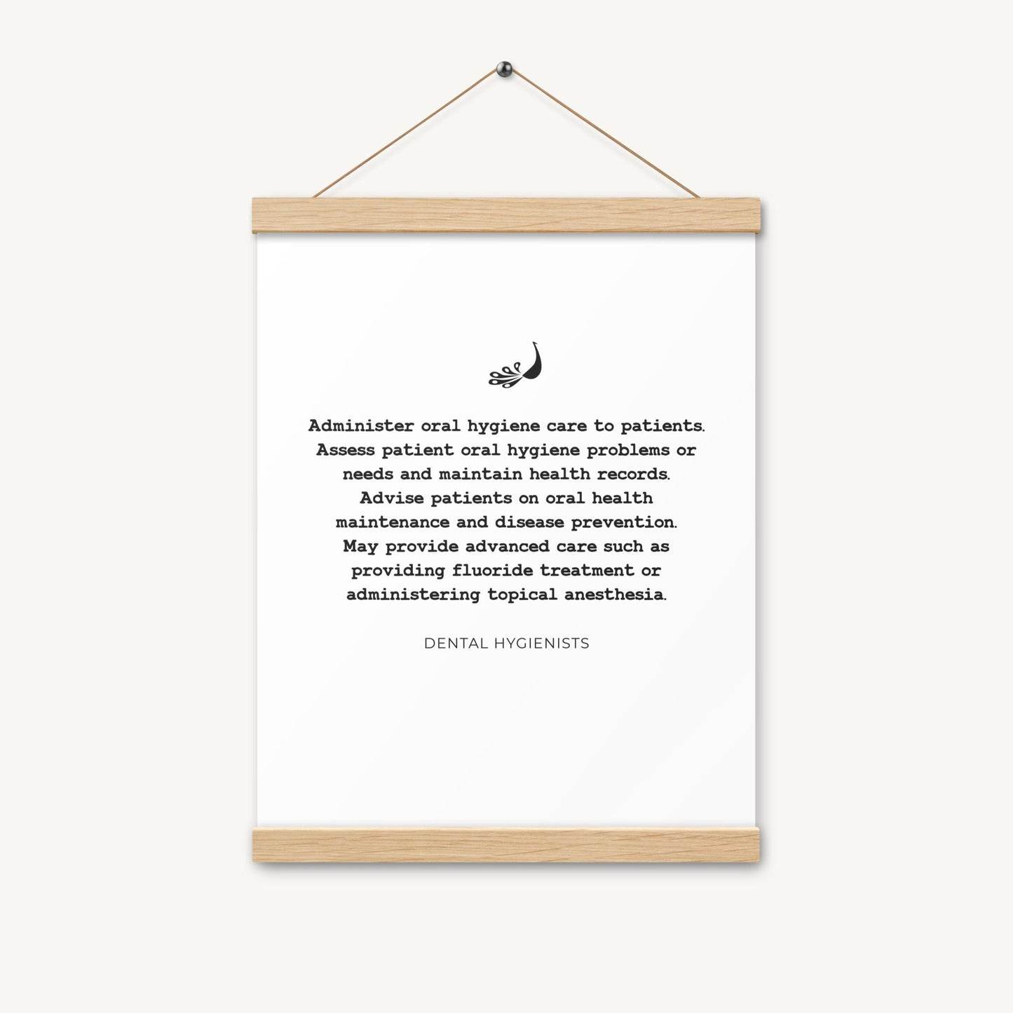 Dental Hygiene Definition | Wall Poster