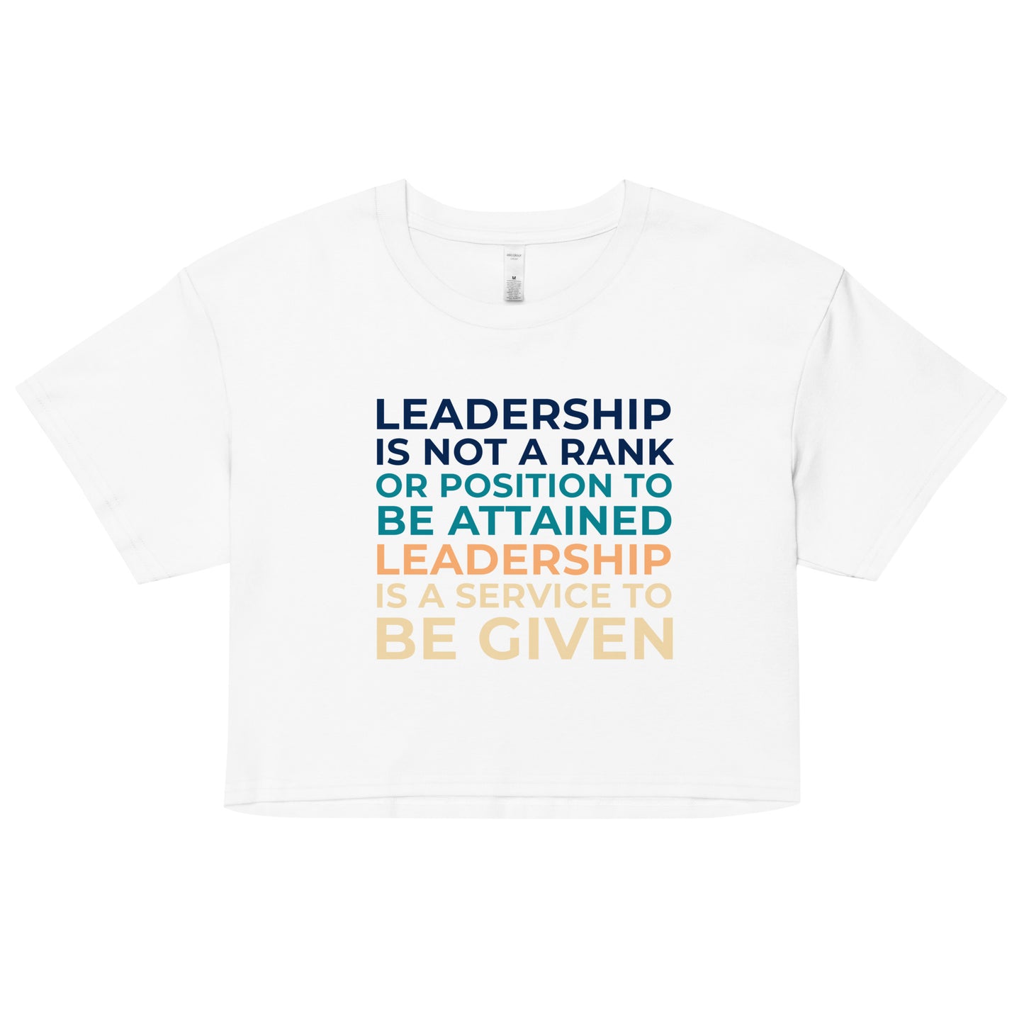 Leadership Shirt - Women’s Crop Top